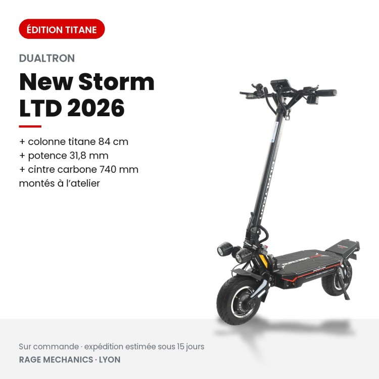 Dualtron New Storm LTD 2026 — Édition Titane