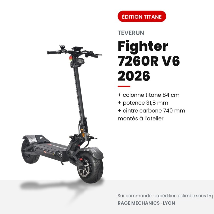 Teverun Fighter 7260R V6 2026 — Édition Titane