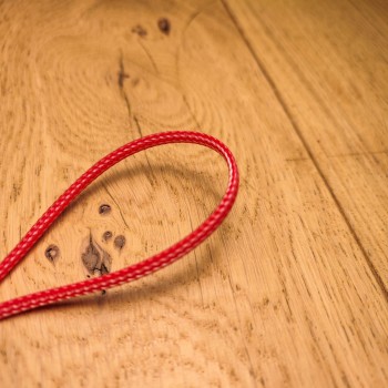 Liquid Ferrari Red Braided Sleeving Small