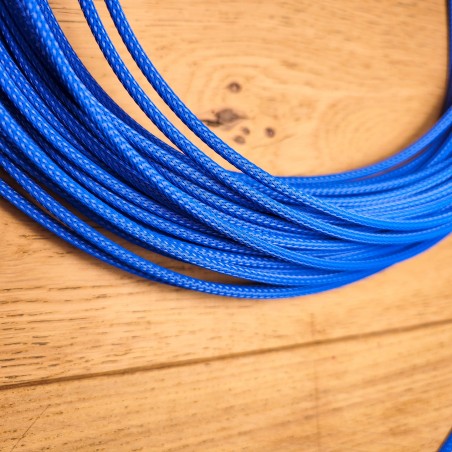 Light Blue Braided Sleeving Small