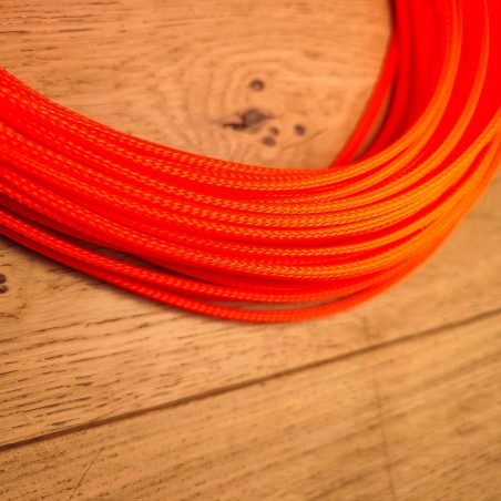 Shining Orange Braided Sleeving Small