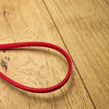 Red Blood Medium Braided Sleeving