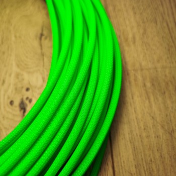 Lambo Green Braided Sleeving - Medium