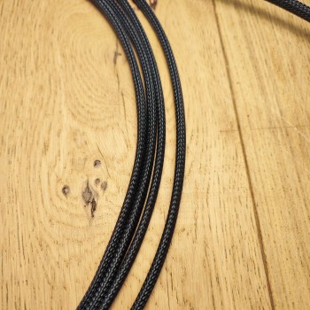 Black Dark Medium Braided Sleeving