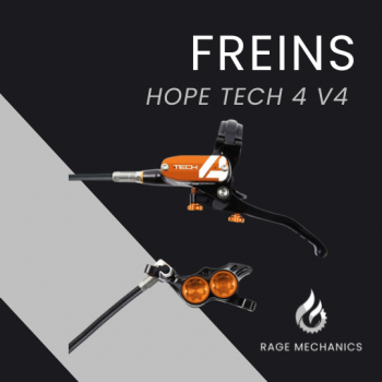 Hope Tech4 V4 Pair Black/Orange braided line