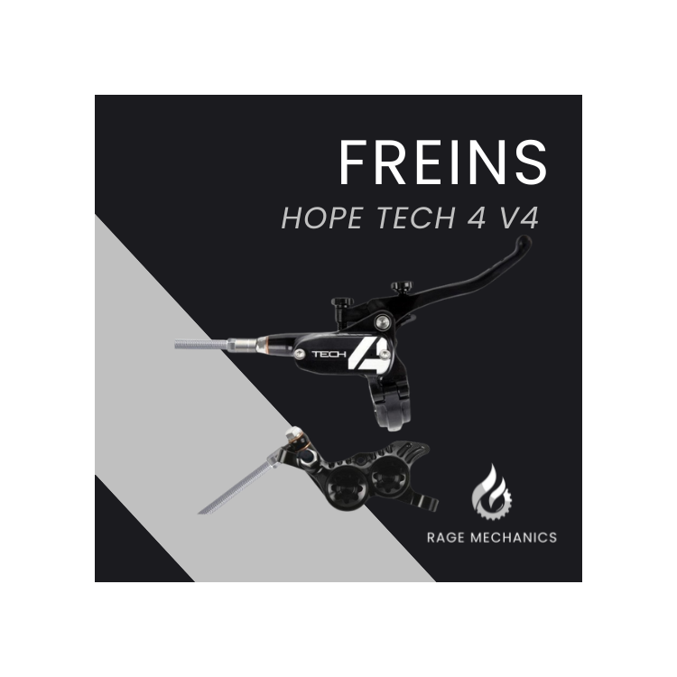 Hope Tech4 V4 Pair Black Braided Hose