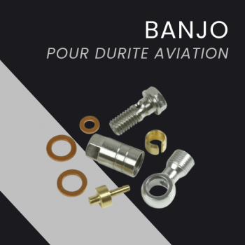 Banjo 90 degré Hope pour durite aviation