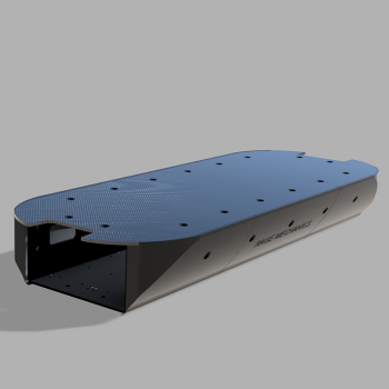 Extended Deck Kit + Carbon Footplate for Dualtron Victor / Luxury / Luxury Plus / Compact