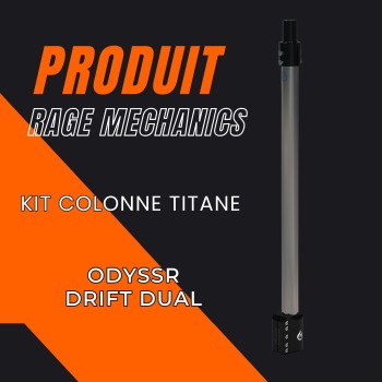 Colonne de direction titane Rage Mechanics