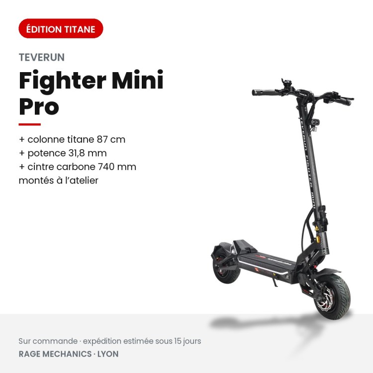 Teverun Fighter Mini Pro — Édition Titane