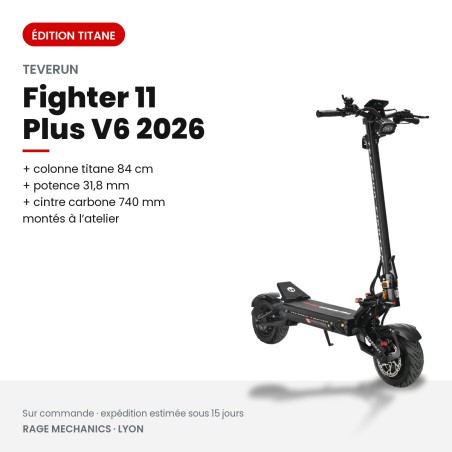 Teverun Fighter 11 Plus V6 2026 — Édition Titane