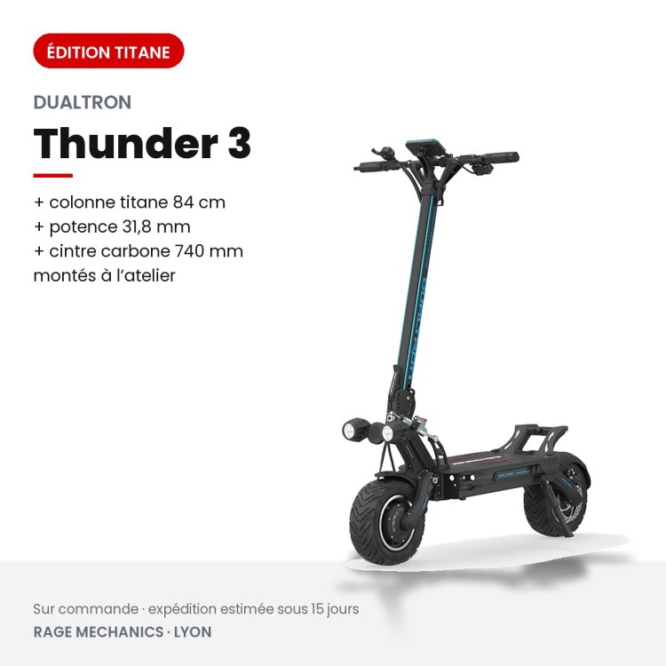 Dualtron Thunder 3 — Édition Titane