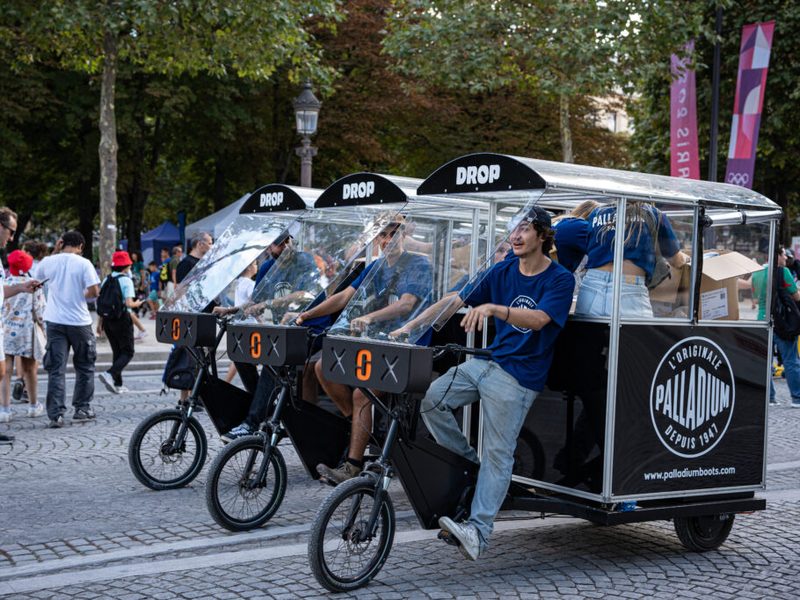Flotte de vélos cargo Drop