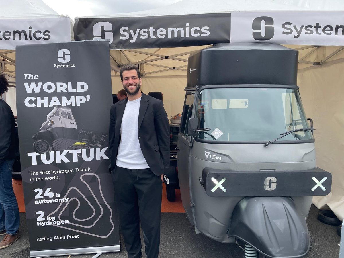 Le Tuk-Tuk hybride hydrogène de Systemics, motorisé par Rage Mechanics, aux 24 Heures du Mans 2024