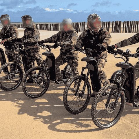 Trottinettes tout-terrain Zosh en service dans l'armée de Terre