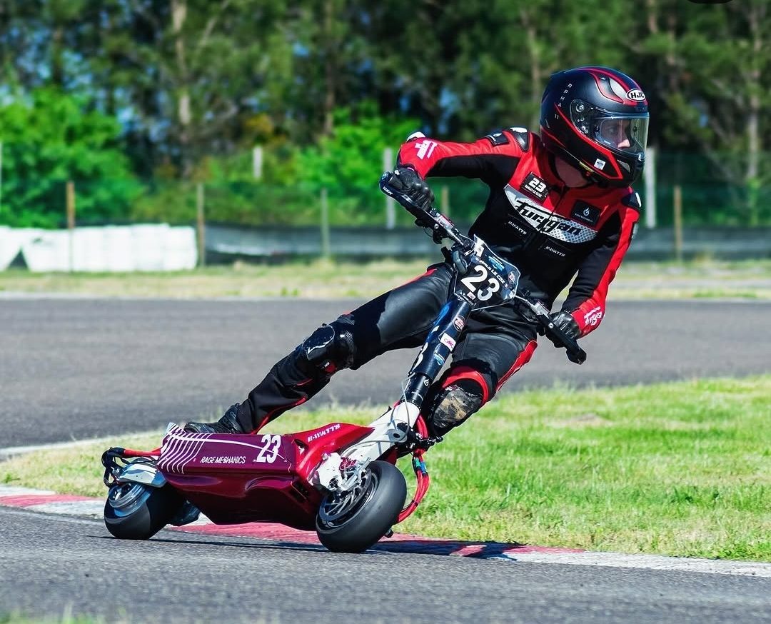 Malo Le Coz en course sur la RM-X