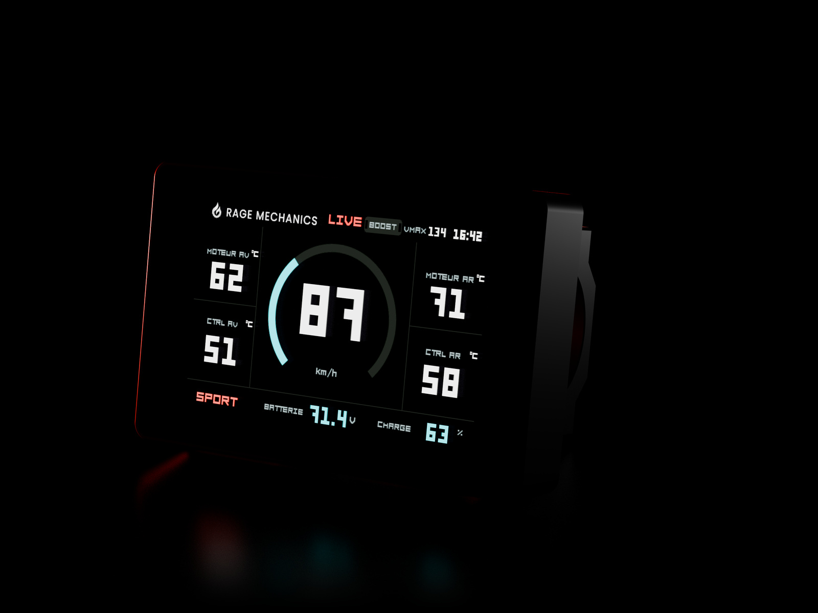 Rage Mechanics Power Train : display, dévoilé en 2027