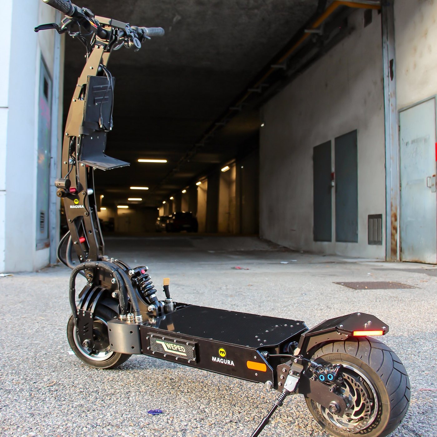 La Weped GTS 2024 de trois quarts
