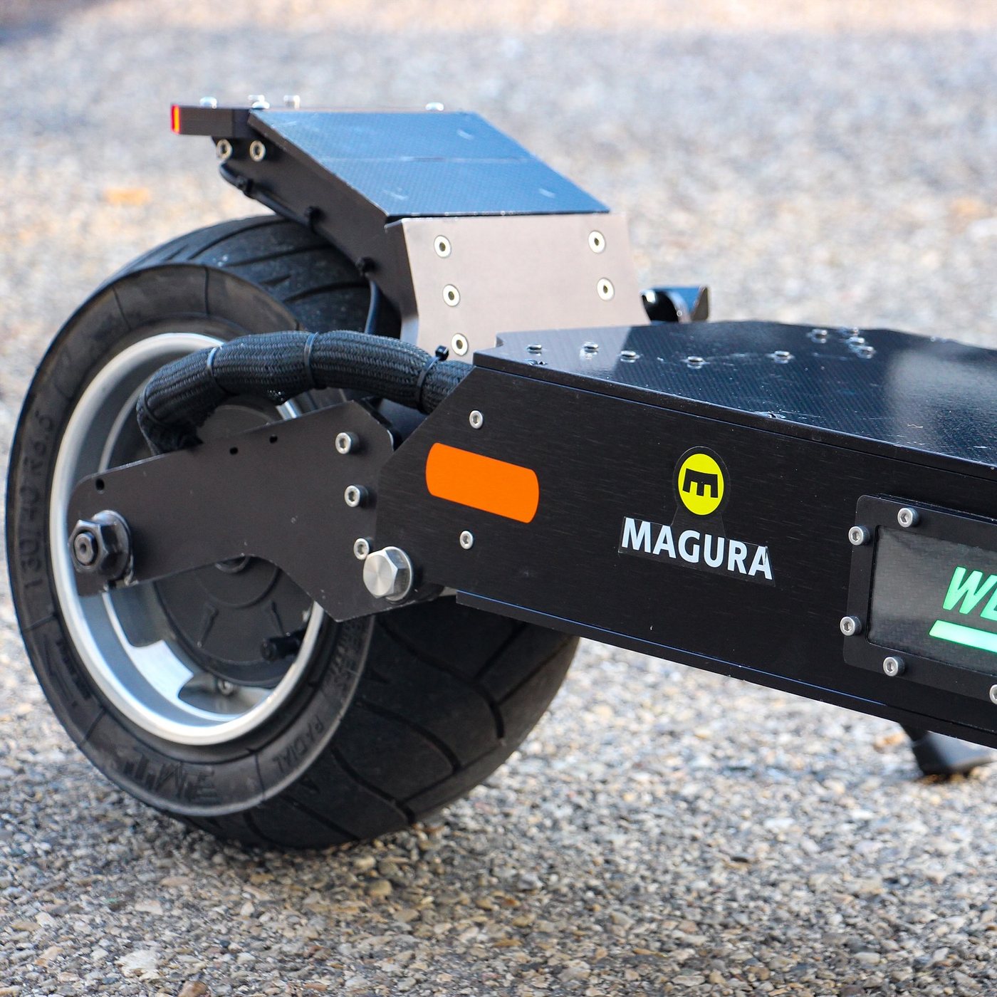 Roue arrière et frein Magura de la Weped GTS 2024